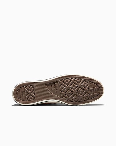 Chuck Taylor All Star Suede Burn Out Brown/Egret/Black, Outsole View