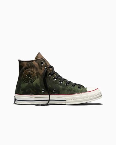 Chuck 70 Limited Edition Animal Print Graphic Brown Green, Outer Side View