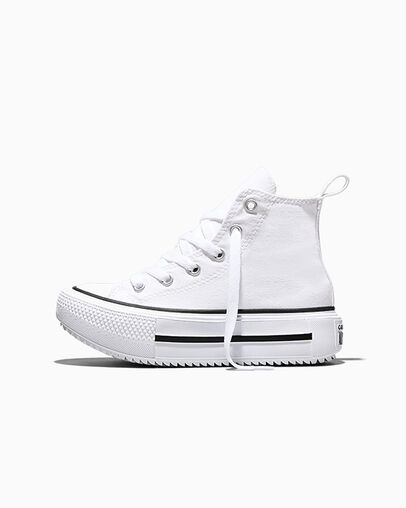 Chuck Taylor All Star Lift Double Stack Platform White/Black/Egret, Inner Side View
