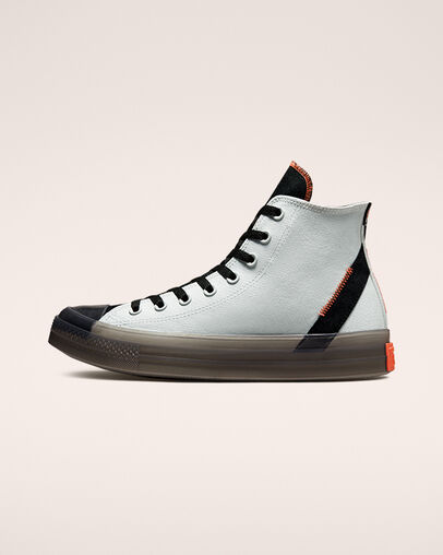 Chuck Taylor All Star CX Stretch Canvas Light Silver/Black/Wild Mango, Inner Side View