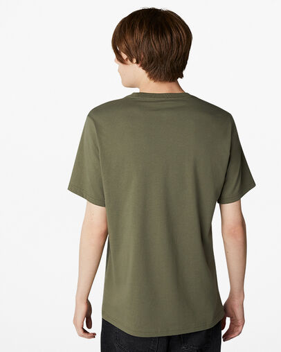 Star Chevron Lizard Graphic T-Shirt Converse Utility, Back View