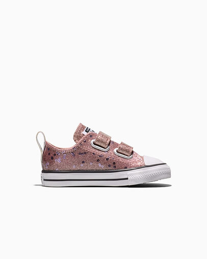 Converse Chuck Taylor All Star Easy-On Glitter & Sequins Petal Pit/Amethyst/White — photo 4