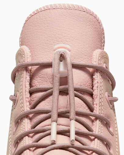 Chuck Taylor All Star Weatherized Leather Bite The Dust/Blush Hush/Egret, Detail Angle View