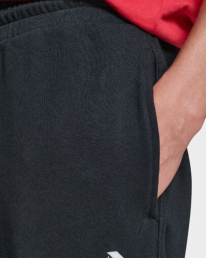 Embroidered Star Chevron Standard-Fit Pants Black