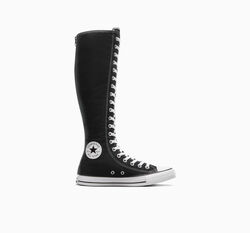 Converse All star sneaker zwart wit gevlamd