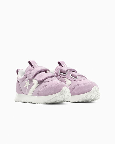 Converse Omega Trainer Easy-On Altitude Lilac/Vintage White, Top and Side View