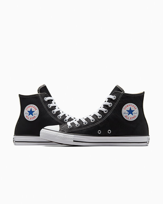 converse pewter leather