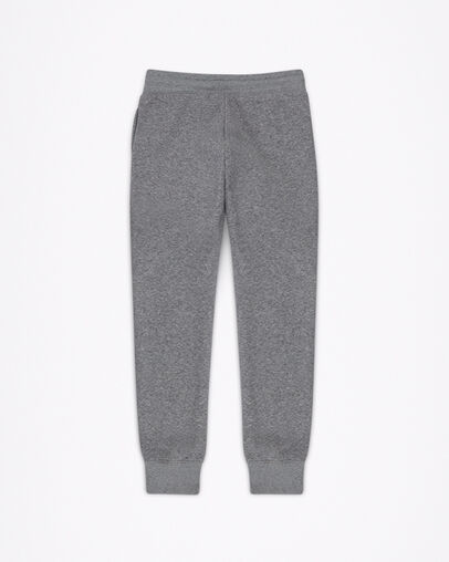 Fleece Jogger Dark Grey Heather, Back View