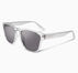 Fluidity Square Sunglasses Crystal Clear