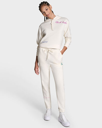 Chuck Taylor Script Joggers Converse Egret Multi, Detail View