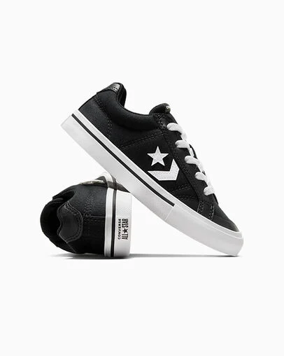 Converse Sport Casual Easy-On Black/White/Black, Detail Angle View