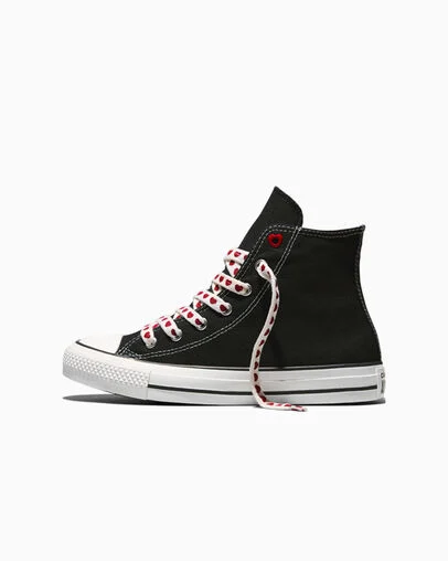 Chuck Taylor All Star Valentine's Day Black/Vintage White/Days Ahead Red, Inner Side View