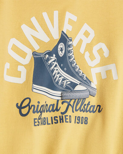 Retro Remix T-Shirt and Shorts Set Converse Navy, Full Body View