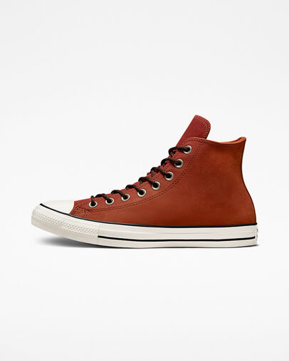 Chuck Taylor All Star Nubuck Leather Rugged Orange/Velvet Brown, Inner Side View