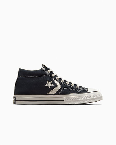 Star Player 76 Black/Vintage White/Egret, Outer Side View