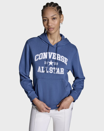 All Star Hoodie Slacker Blue, Back View