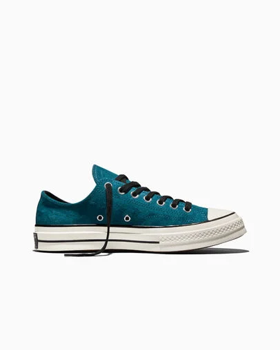 Chuck 70 Stars Murky Waters Blue/Egret/Black, Outer Side View