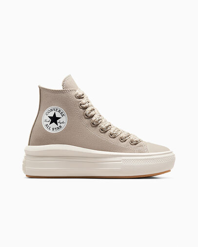 Chuck Taylor All Star Move Platform Canvas Papyrus/Blanc vintage/&Eacute;cru, Outer Side View
