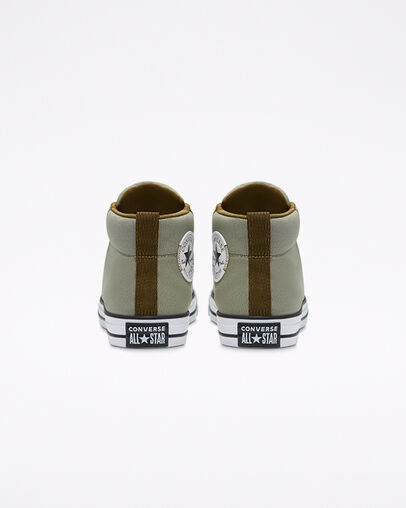 Chuck Taylor All Star Street Digital Terrain Light Field Surplus/Dark Moss, Heel View