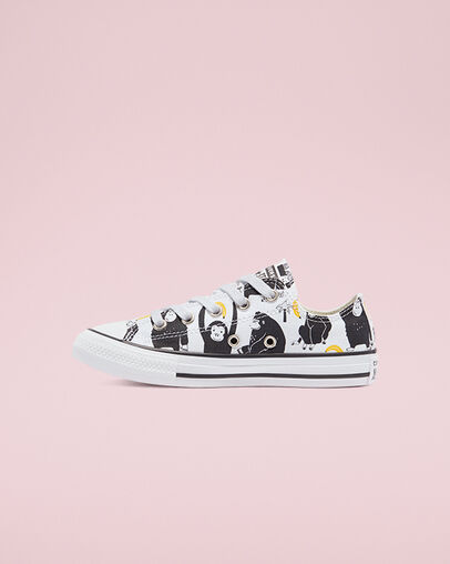 Animal Print Chuck Taylor All Star Wei&szlig;/Schwarz/Gelb, Inner Side View