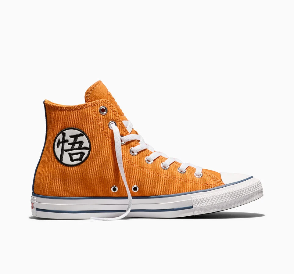 Converse x Dragon Ball Z Goku orange et bleue