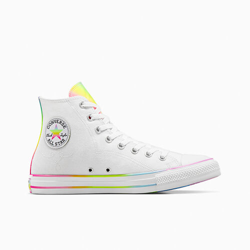 Converse All star sneaker wit/wit/chaos fuchsia
