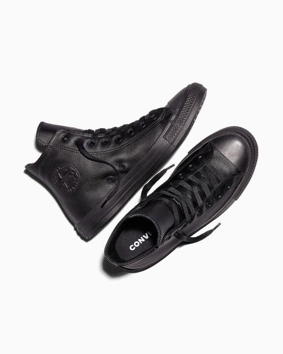 Chuck Taylor All Star Leather Black Mono