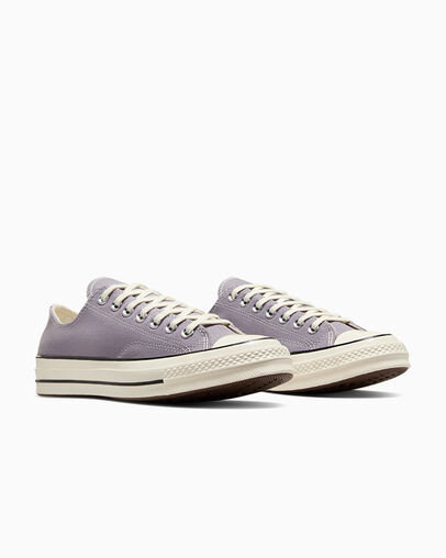 Chuck 70 Vintage Canvas Mauve Stone/Egret/Schwarz, Top and Side View