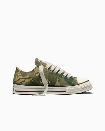 Chuck Taylor Throwback Archive Leaf Camo Blonde Espresso/Olive Android, Outer Side View