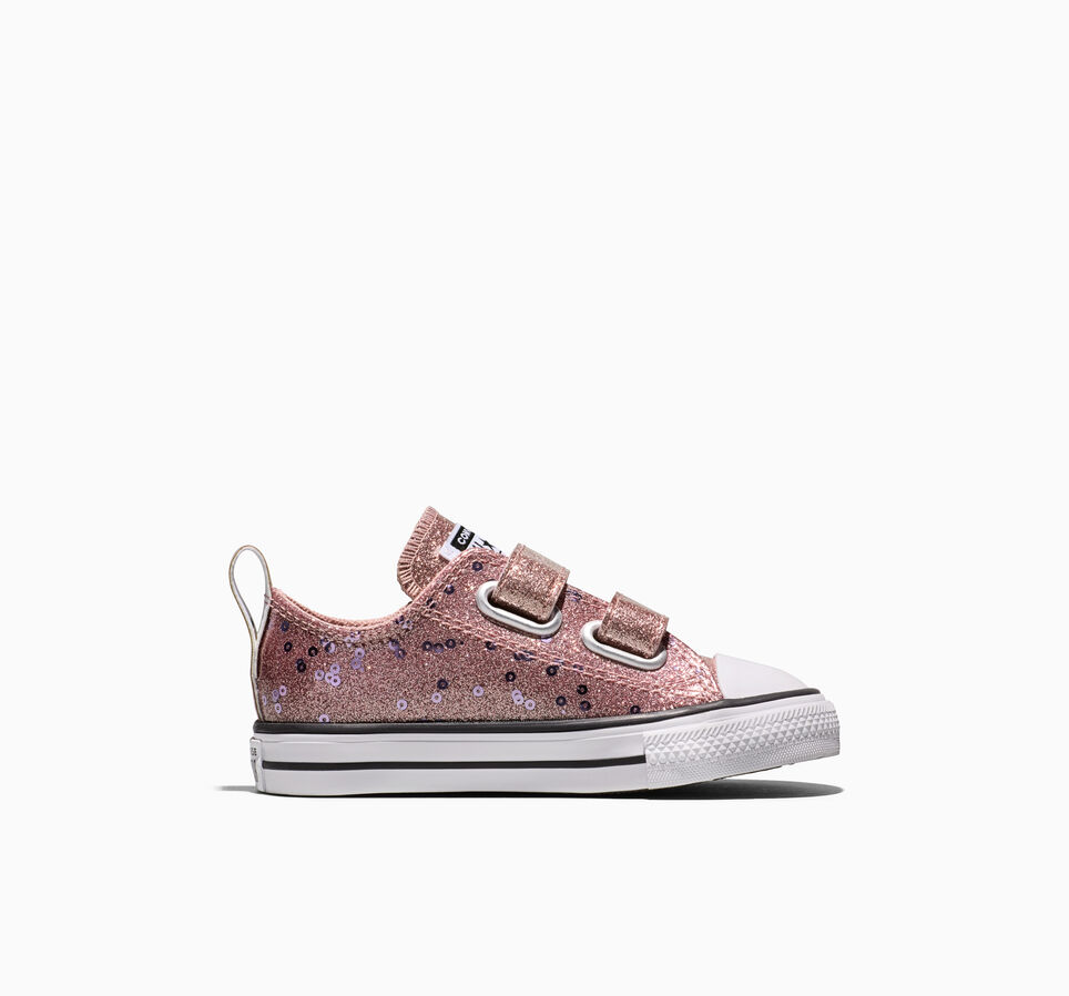 Converse Chuck Taylor All Star Easy-On Glitter & Sequins Petal Pit/Amethyst/White — photo 2