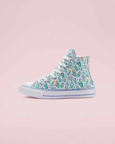 Chuck Taylor All Star Ditsy Floral White/Twilight Pulse, Inner Side View