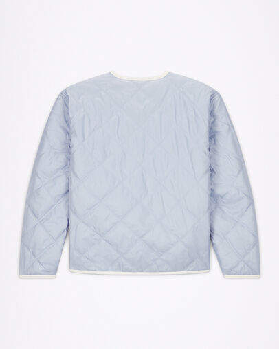 Reversible Sherpa Jacket Egret Multi, Back View