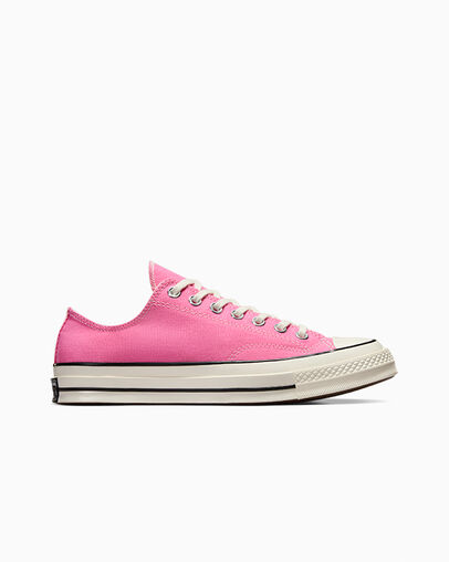 Chuck 70 Low Top Pink/Egret/Black, Outer Side View