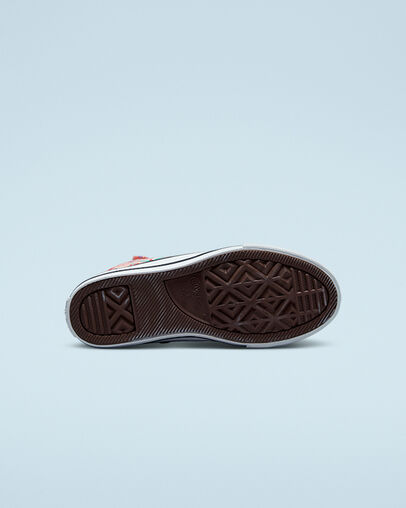 Chuck Taylor All Star Easy-On Bright Hummingbirds Coral decolorado/Mermelada de fresa, Outsole View