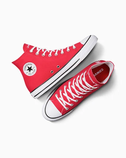 Converse x LFC Chuck Taylor All Star Tomato/White/Black, Angled View