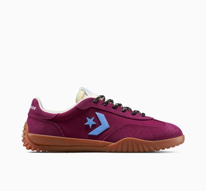 Converse Run Star Trainer Suede Frozen Acai/Gum Honey/Lt Blue