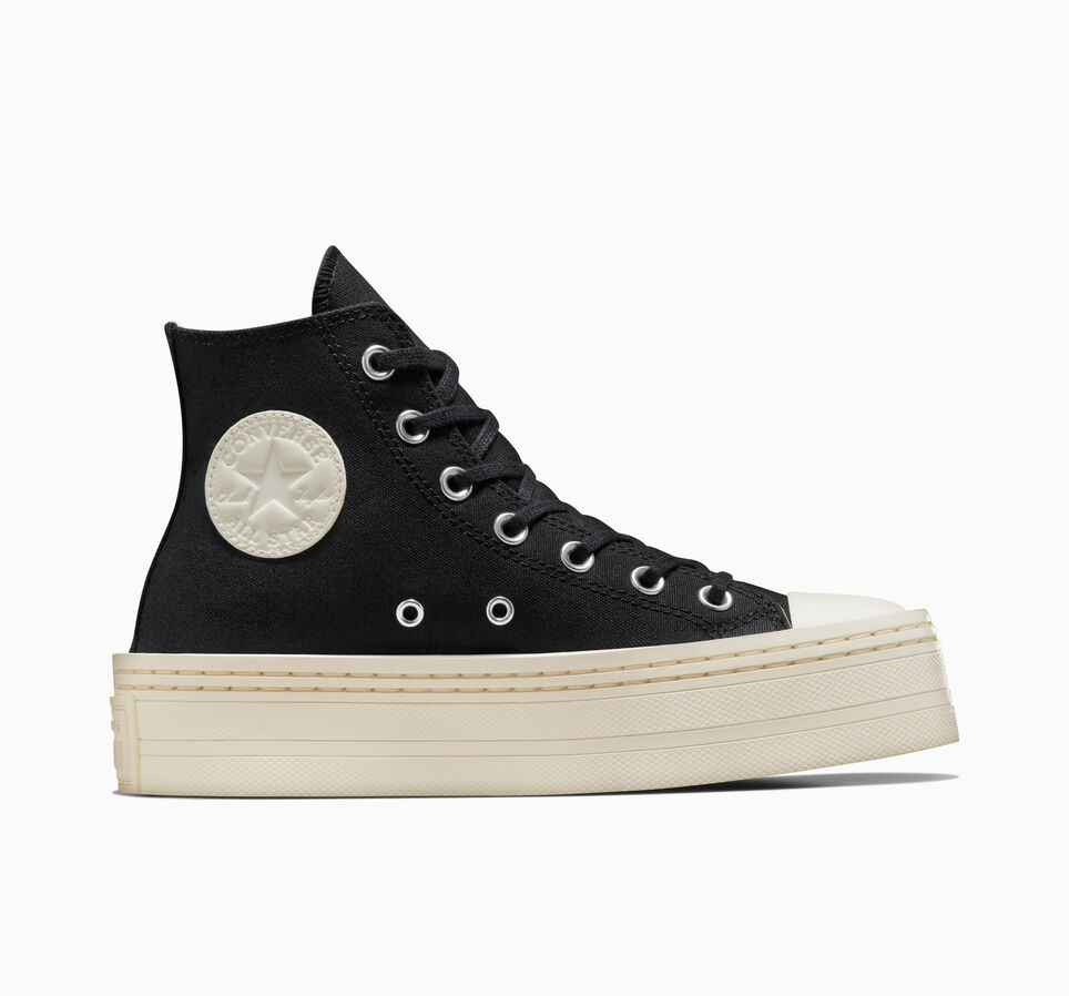 Chuck Taylor All Star Modern Lift Platform Canvas Black/Black/Egret