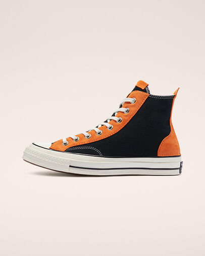 Chuck 70 Space Vintage Daim Noir/Orange, Inner Side View