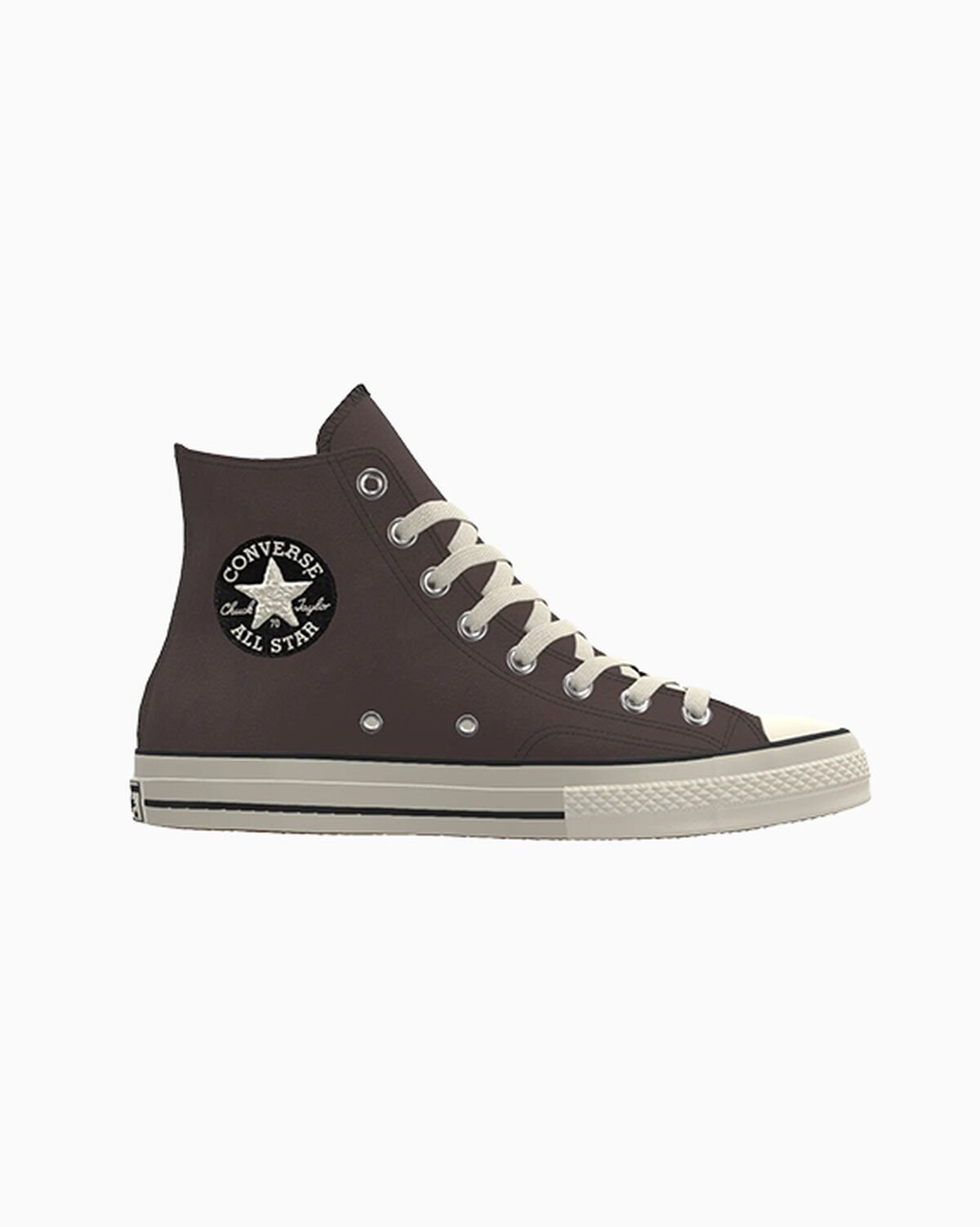 Custom Chuck 70 Leather By You Black - 162656CFA25_mushroom