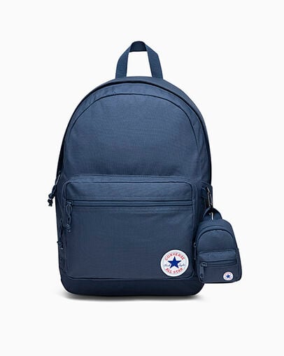 Go 2 Backpack Converse Navy, Front View