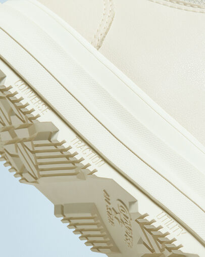 Chuck Taylor All Star Berkshire Boot Egret/Bold Mandarin/Egret, Detail Angle View