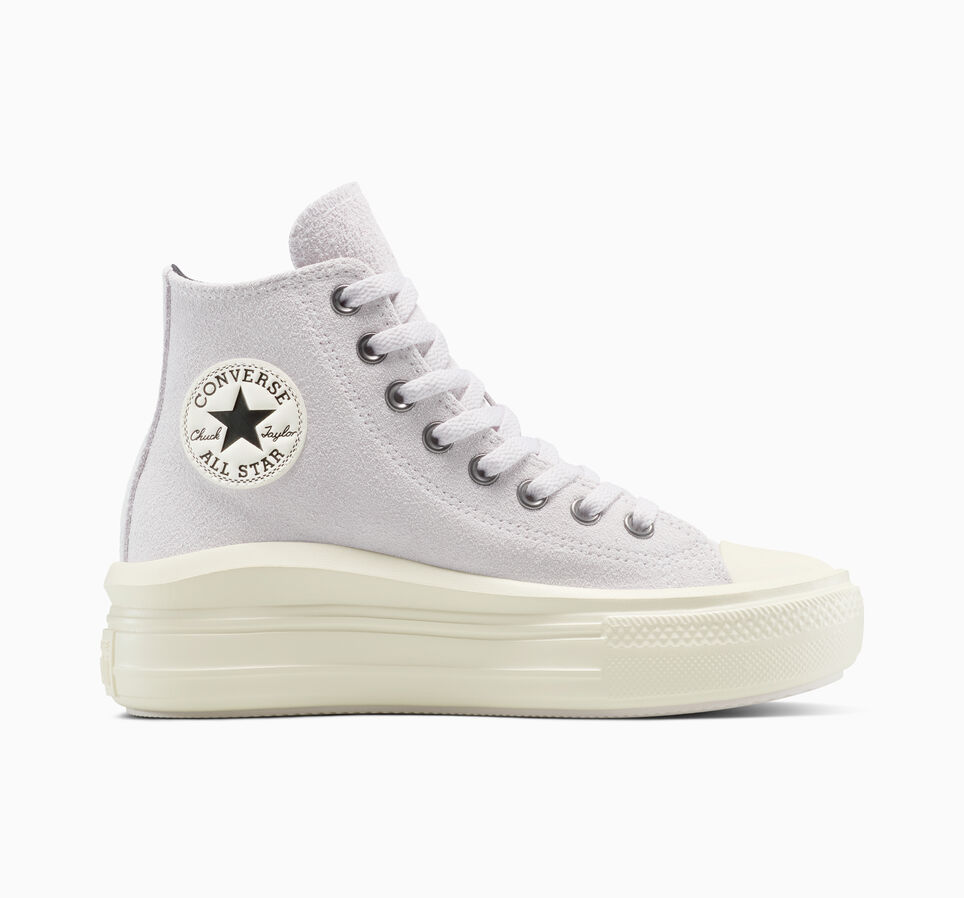 Chuck Taylor All Star Move Platform Suede Bone Cold/Egret/Black