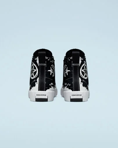 UNT1TL3D Script Negro/Negro/Blanco, Heel View