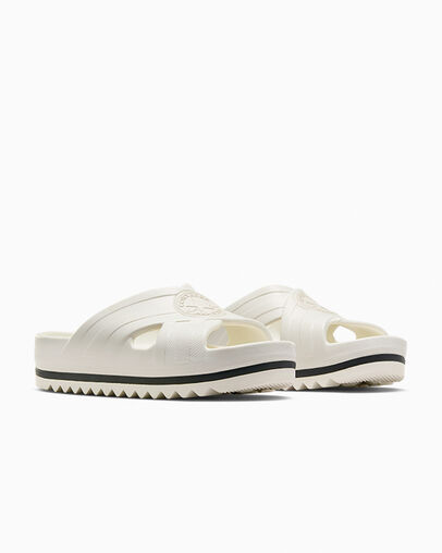 Chuck Taylor All Star Sandal CX Egret/Black/Egret, Top and Side View