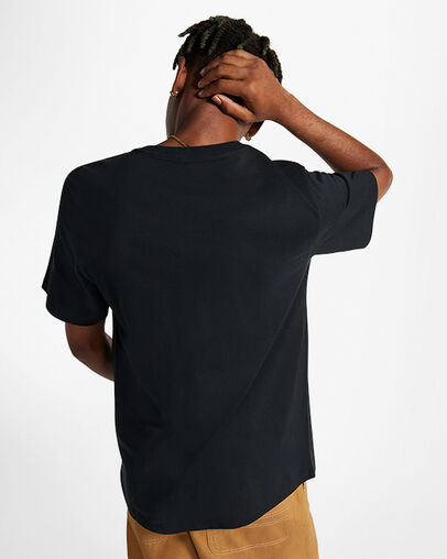 Star Chevron Camo T-Shirt Negro Converse, Full Body View