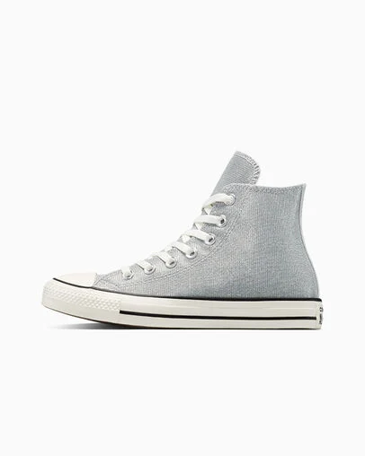 Chuck Taylor All Star Sparkle Barely Grey/Egret/Black, Inner Side View