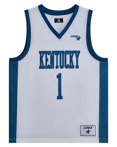 CONS x Kentucky Wildcats Jersey White, Front View