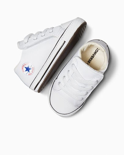 Chuck Taylor All Star Cribster White/Natural Ivory/White, Angled View