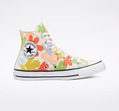 converse all stars flowers