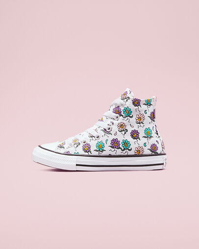 Chuck Taylor All Star Friendly Floral White/Pixel Purple, Inner Side View